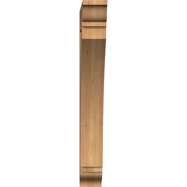 Thorton Traditional Rough Sawn Bracket, Western Red Cedar, 4W X 20D X 32H